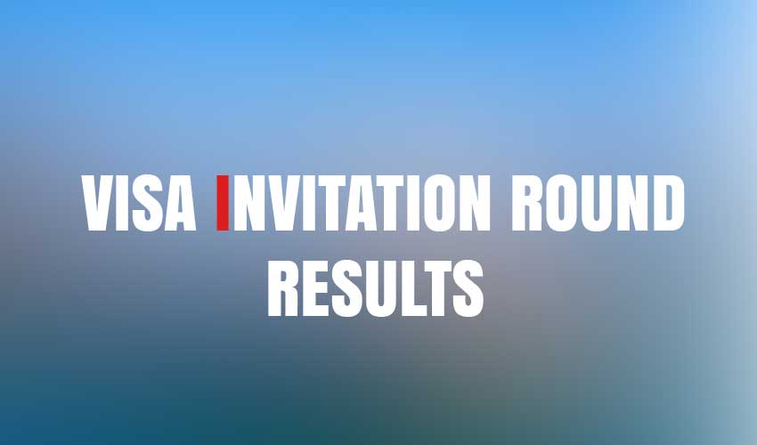 Visa Invitation Round Results